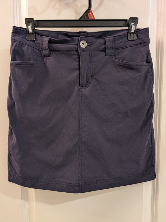 Eddie Bauer Pants - Women's Navy Eddie Bauer Travex Skort (straight fit and stretchy)